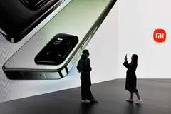 Samsung and Apple consolidated their dominance of handset sales last year, but Chinese brands Xiaomi (above), Oppo and Vivo made up the other three spots in the top five, according to specialist firm IDC. 