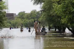 “Heatwaves in Europe. Colossal floods in Pakistan...There is nothing natural about the new scale of these disasters,” UN secretary-general António Guterres said in a video message.