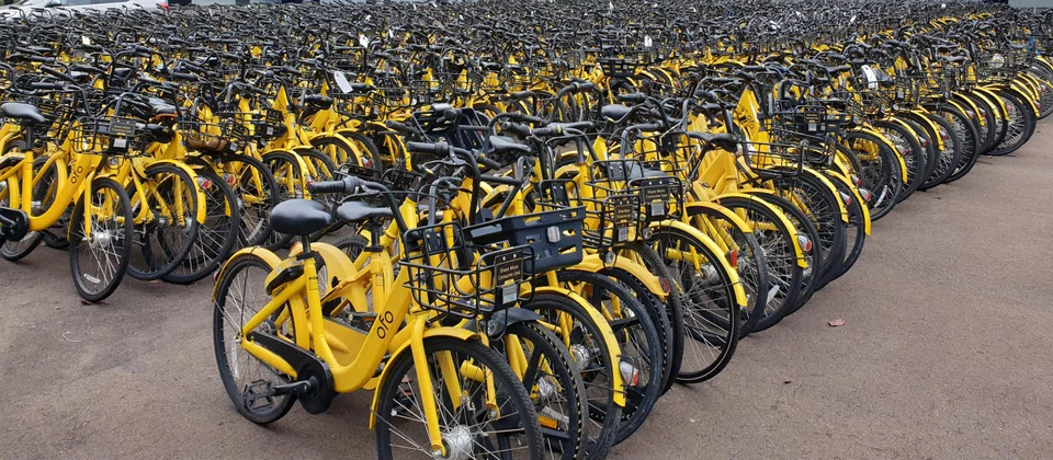 In 2018, Ofo ceased operations after funding dried up, leaving its iconic yellow bikes piling up on Chinese streets. 