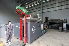 A pilot food and packaging waste recycling facility in Singapore. Holger Frey, a portfolio manager for one of Credit Suisse’s impact funds, said that the rising penetration of electric vehicles, the low penetration of renewable energy in many Asian countries, as well as greater demand for recycling are some of long-term trends which could spur an upside for these solutions. 