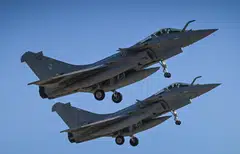 Deals signed in recent years include the purchase of 42 Dassault Rafale fighter jets (top) for US$8.1 billion, 12 new drones from Turkish Aerospace worth US$300 million, and 12 Mirage 2000-5 fighter jets valued at US$800 million.