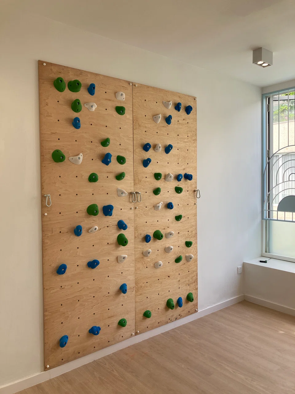 Fitness equipment business Movement First has built about 10 home climbing walls for children since August 2020, said co-founder Jeremy Ko.
