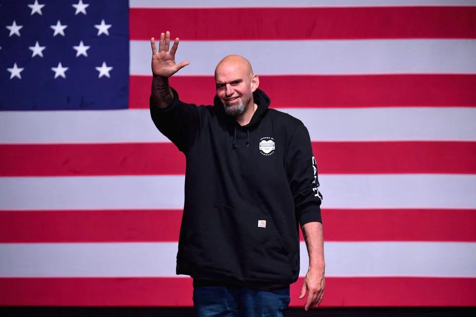 In a critical win, Democratic candidate John Fetterman flipped a Republican-held US Senate seat in Pennsylvania, bolstering his party’s chances of holding the chamber.