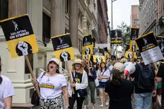 SAG-AFTRA is the same union representing film and television actors who went on strike in July, putting Hollywood in the midst of two simultaneous work stoppages for the first time in 63 years.