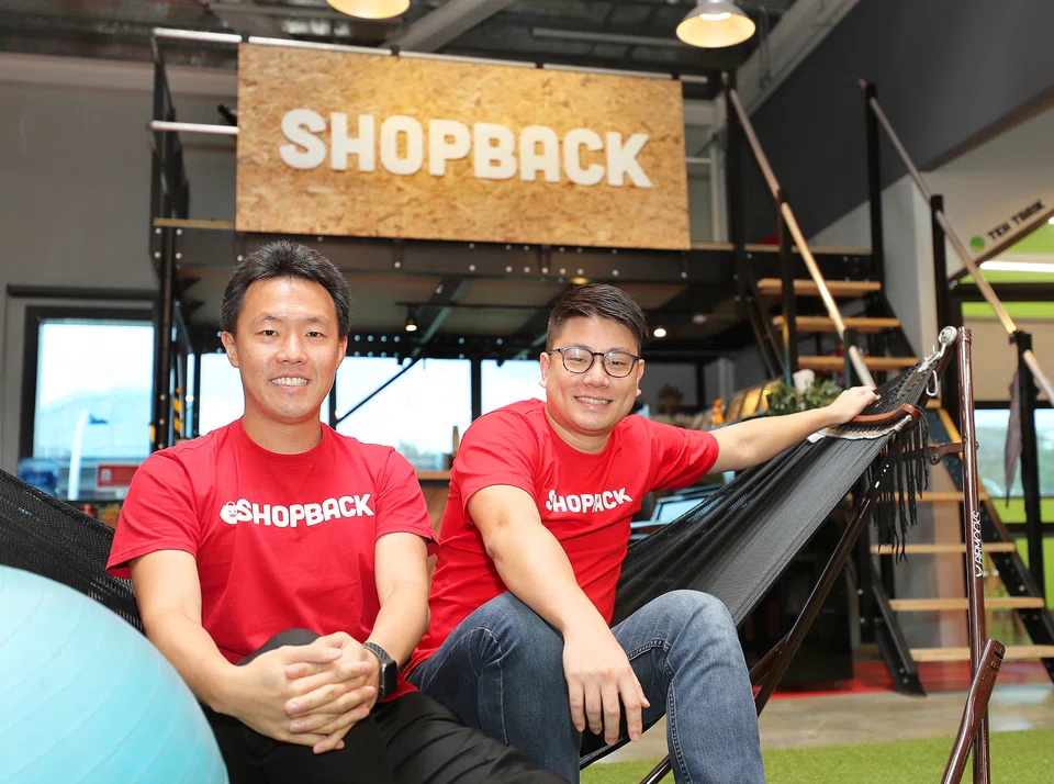 ShopBack’s co-founders Henry Chan (left) and Joel Leong will see their rewards platform receive a US$30 million investment from Westpac