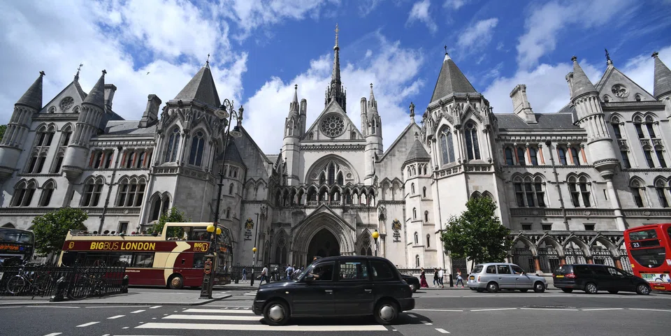 Outside the Royal Courts of Justice on the Strand in London. Britain’s criminal trial lawyers voted to strike next week in a long-running row over government funding and fees that’s collapsed in recent years. 