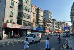 A neighbourhood in Paibang where China Evergrande reached deals with building owners to demolish their buildings and put up new housing. Before the work could begin, Evergrande collapsed.