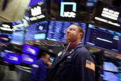 The Dow Jones Industrial Average falls 4.92 points, or 0.01 per cent, at the open to 37,435.28.