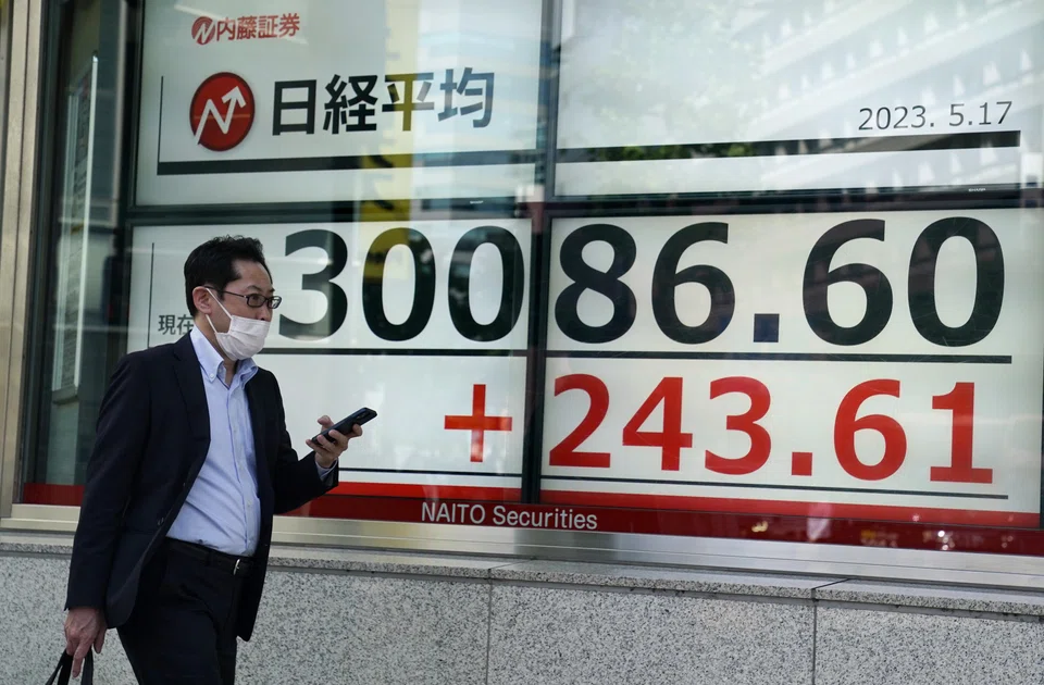 The 14-day relative strength index on the Nikkei 225 has reached 84 on Monday, hitting the highest since November 2017 and exceeding levels seen as overbought by traders.