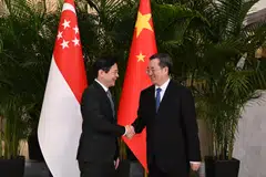 Deputy Prime Minister Lawrence Wong and Chinese vice-premier Ding Xuexiang meet in Tianjin, China to co-chair the 19th Joint Council for Bilateral Cooperation.