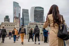 Hiring of temporary workers stagnated and wage growth for permanent new staff was Britain's weakest in a year and a half, a survey showed.