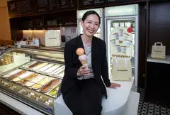 Khoh Wan Chin, chief executive officer and co-founder of In Great Company, at Creamier's East Coast outlet. 