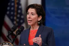 US Commerce Secretary Gina Raimondo said that controls placed on Russia's aerospace sector were hammering its ability to generate revenue and support military aviation.