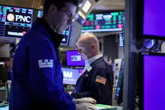 The Dow Jones Industrial Average finished up 1.0 per cent at 38,519.84.