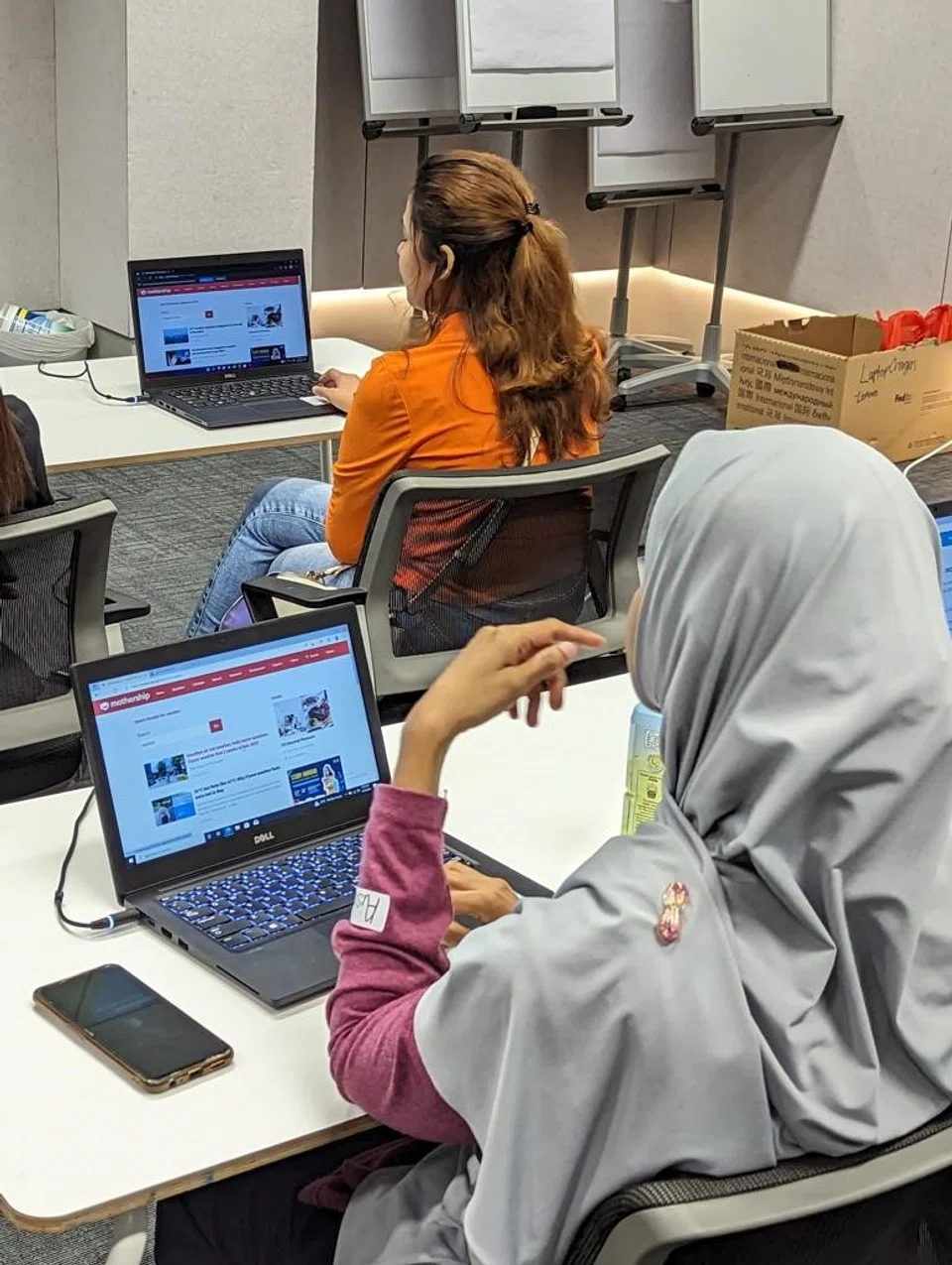The IT Literacy programme conducted by Daughters of Tomorrow is one of several projects supported by StanChart's contribution to IMDA's Digital for Life fund.