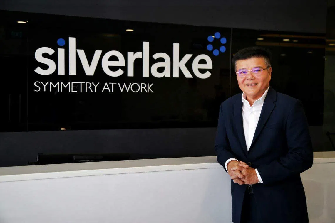 Silverlake Axis CEO Andrew Tan, who will be stepping down in January 2025. The group's revenue for the first half of FY2024 rose by 1 per cent.