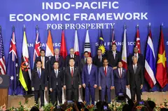 Members of the US-led Indo-Pacific Economic Framework for Prosperity at the Apec Summit in San Francisco.