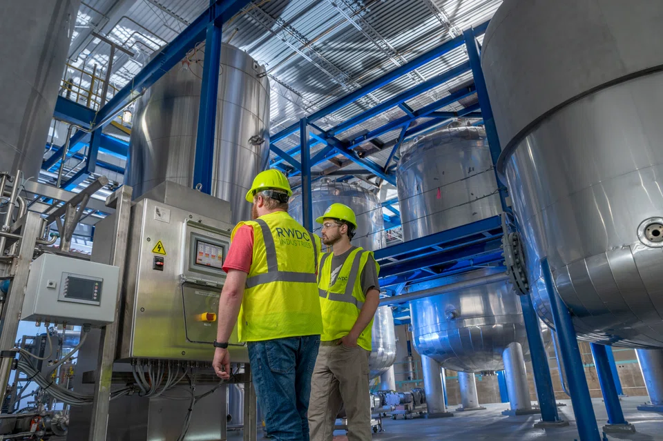 RWDC, which produces biodegradable plastic, at  its US plant (pictured), has achieved unicorn status. It is among the companies in which Vickers Venture Partners has invested.