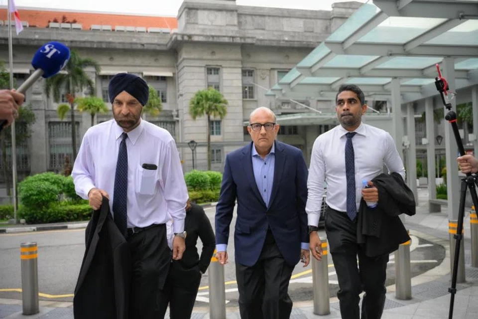 S Iswaran (centre), 61, was arrested by CPIB on Jul 11, 2023, following its investigation into a separate matter. He was then released on bail.