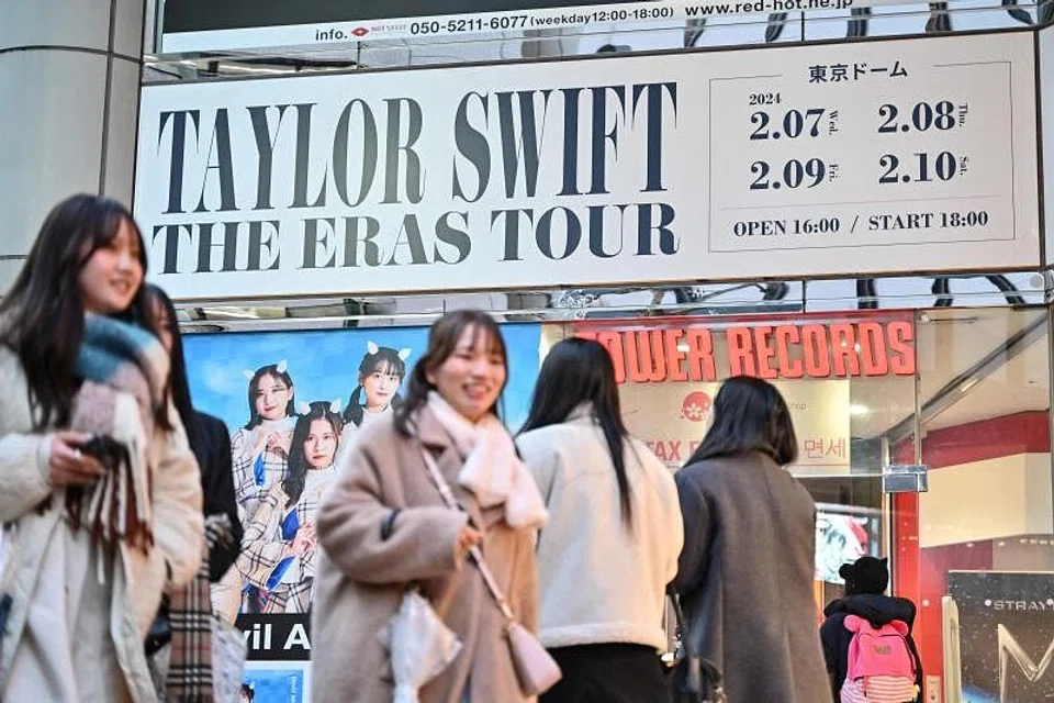 US pop music sensation Taylor Swift kicks off the Asia-Pacific leg of her "Eras" world tour in Japan. Singapore will be her only stop in South-east Asia.