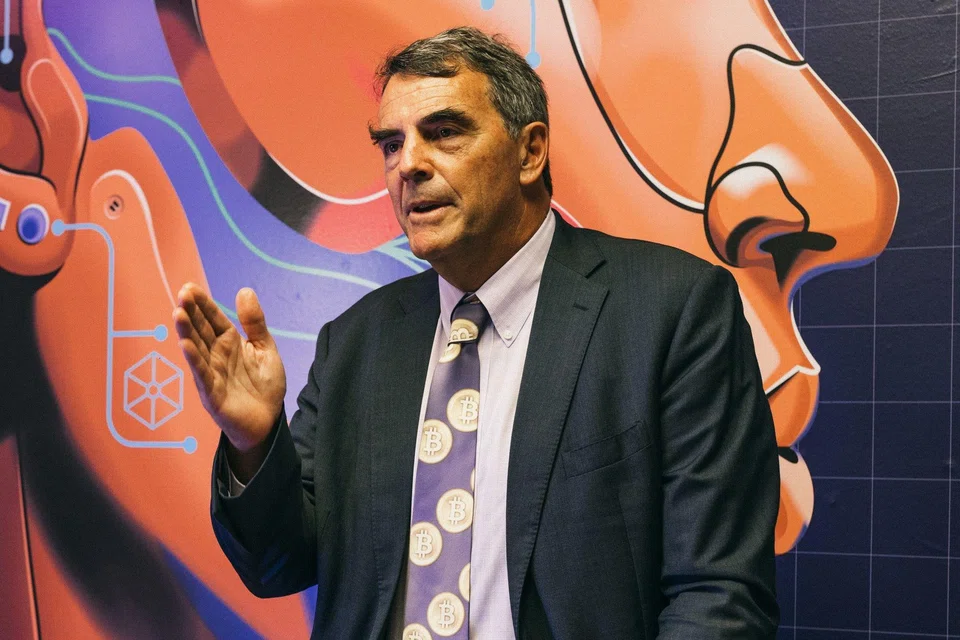 Tim Draper, chairman of Draper Athena, during an interview in Colombo, Sri Lanka. He met President Ranil Wickremesinghe and Central Bank Governor Nandalal Weerasinghe to proselytize the adoption of cryptocurrency.