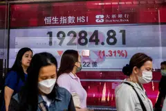 After two days of healthy gains, Asian markets were in the red, with Hong Kong, Tokyo, Shanghai, Seoul Sydney, Singapore, Manila and Wellington all down on Thursday. 