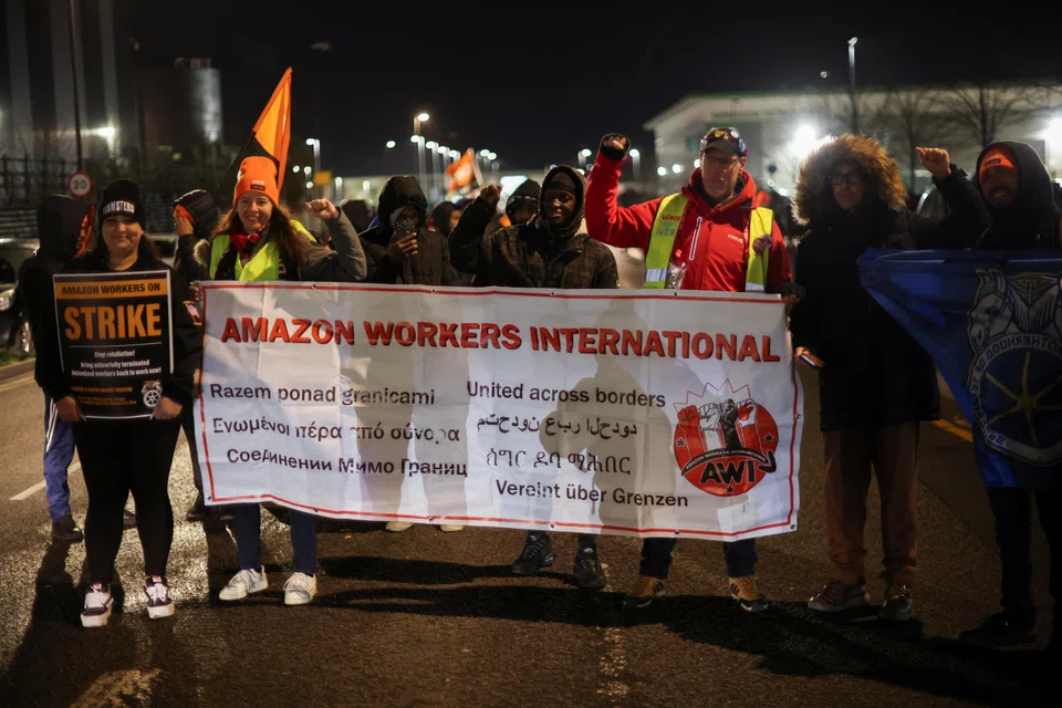More than 200 workers are striking at Amazon’s warehouse in Coventry, England as part of a long-running dispute over pay.