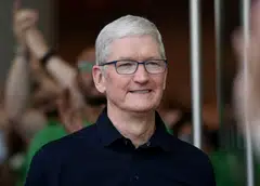The share sale comes after Tim Cook took a rare pay cut of about 40 per cent to US$49 million for 2023. 