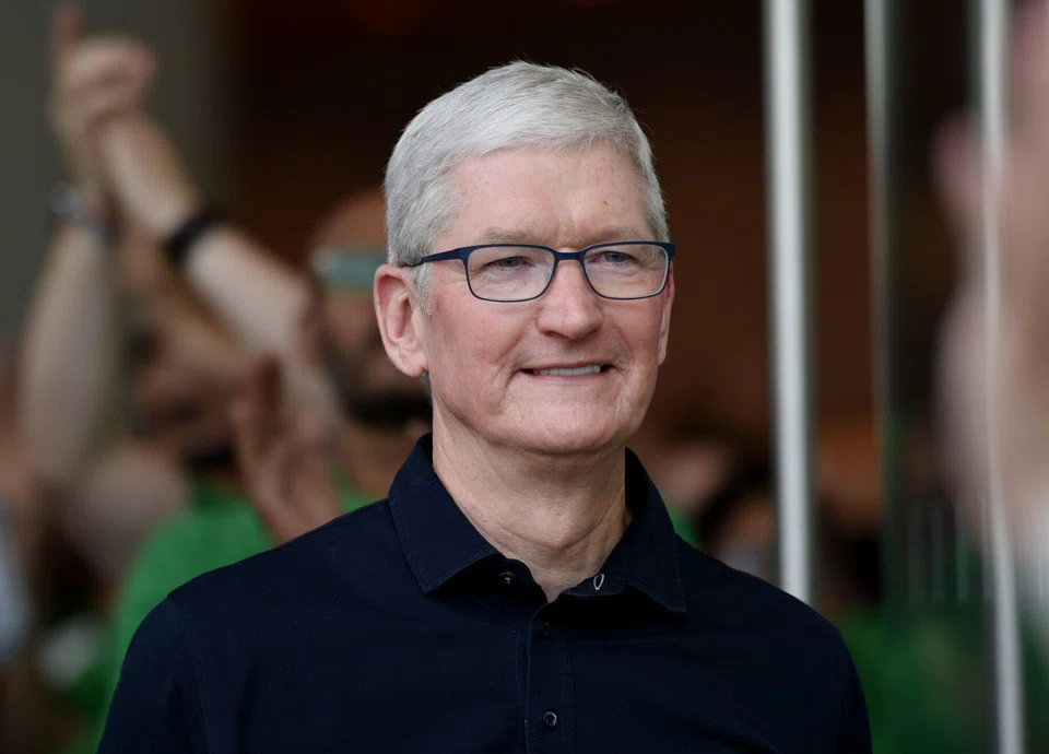 The share sale comes after Tim Cook took a rare pay cut of about 40 per cent to US$49 million for 2023. 