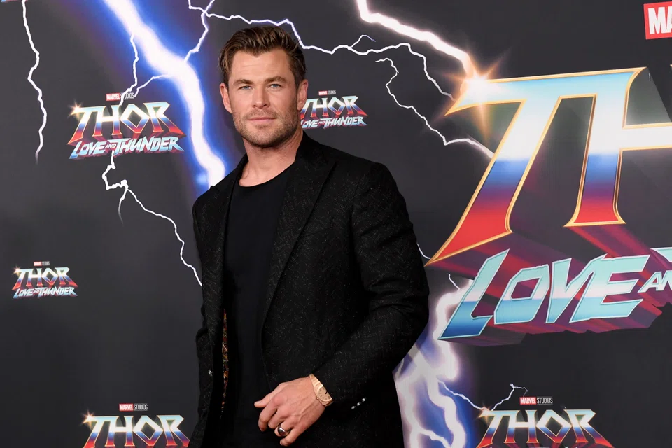 Thor: Love and Thunder stars a muscle-clad, self-parodying Chris Hemsworth as the space viking who wields the mallet Mjolnir.