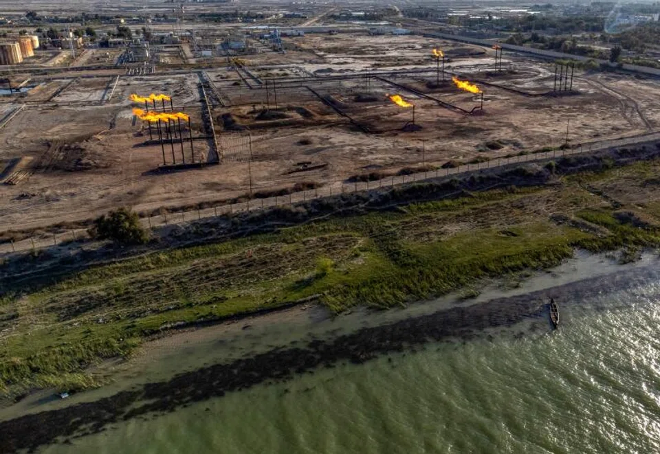The Nahr Bin Omar oil field and facility near Iraq's southern port city of Basra. The oil and gas industry’s cash priority has changed from investing for growth to returning excess cash to shareholders, Deloitte said.