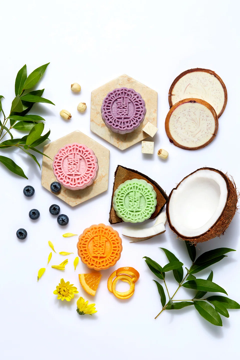 Crystal Jade snowskin mooncakes.