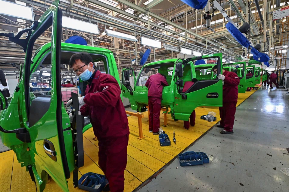China's factory activity shrank at the sharpest pace in 26 months in April amid escalating Covid-19 lockdowns, a private-sector survey showed on Saturday.