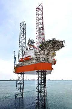 The four rigs delivered will be deployed for Saudi Arabia's national oil company, Saudi Aramco. 