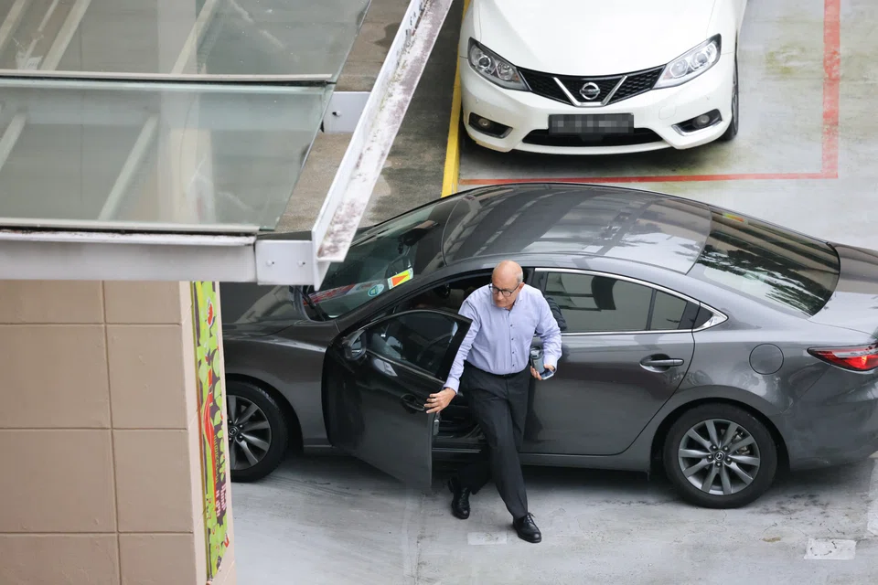 Transport Minister S Iswaran arriving at the CPIB on Jul 18. The online article had alleged that PM Lee Hsien Loong and DPM Lawrence Wong did not disclose the fact of Iswaran’s arrest because it was politically embarrassing. 