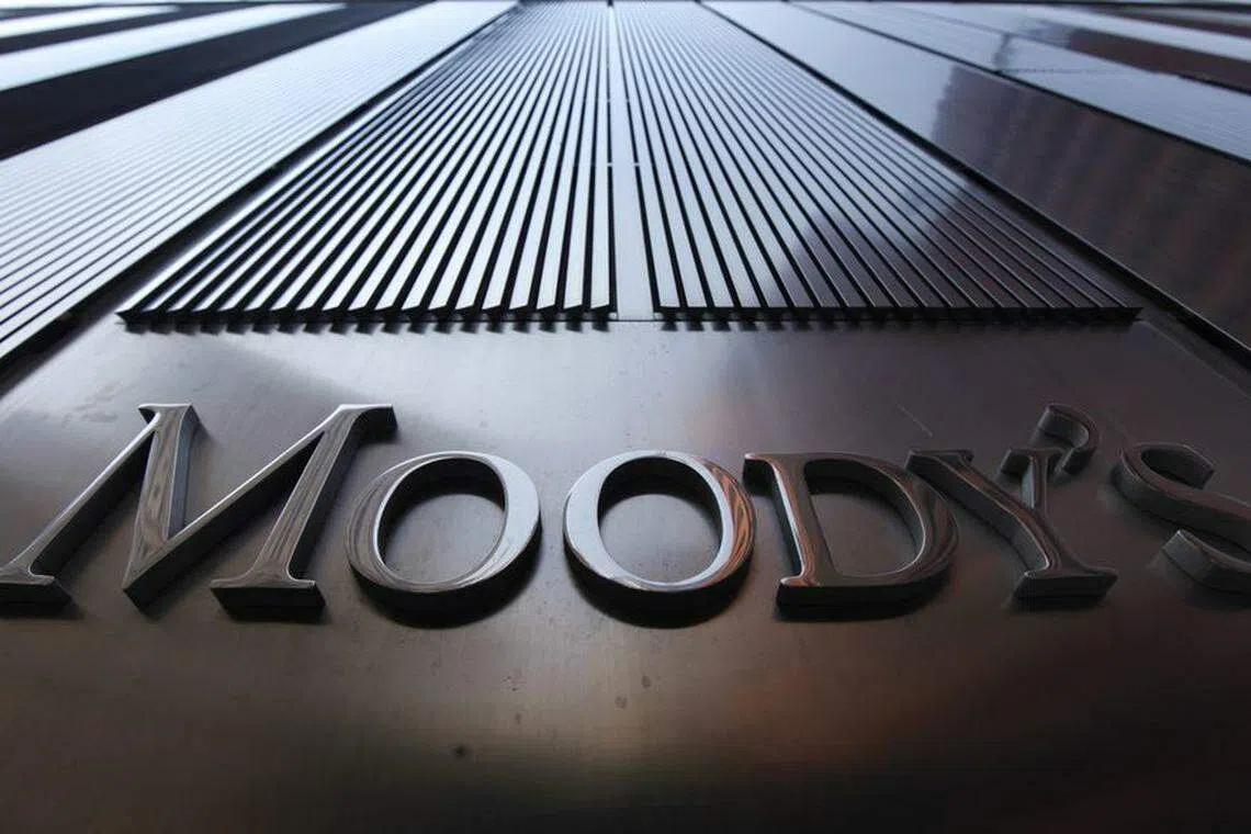 Moody’s said it expected weaker bank loan quality, profitability and access to funding.