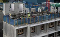 Weakening property market sentiment could be a harbinger of flagging construction demand. 