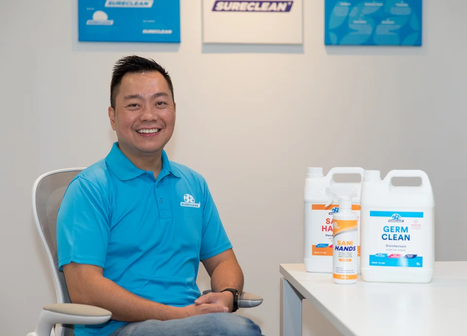 Alvin Tan, founder and managing director of Sureclean, is currently focused on scaling the company's new brand Steriluxe in Singapore, with plans to bring it to Malaysia later.
