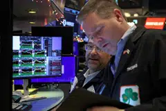 The Dow Jones Industrial Average rises 34.98 points, or 0.12 per cent, at the open to 37,352.14.