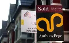 UK house prices have suffered their sharpest drop in fourteen years, an industry survey showed on Thursday.