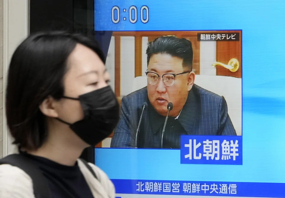 North Korean leader Kim Jong-un speaking after the launch of a rocket carrying a military observation satellite which later crashed into the sea.