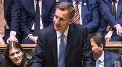 Britain's Chancellor of the Exchequer Jeremy Hunt has ruled out a major spending spree or big tax cuts in his budget plan but confirmed a three-month extension of energy bill subsidies for households and extended a decade-long fuel duty freeze.