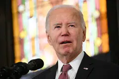 The Biden administration informs Congress of the impending strikes, but does not seek its approval.