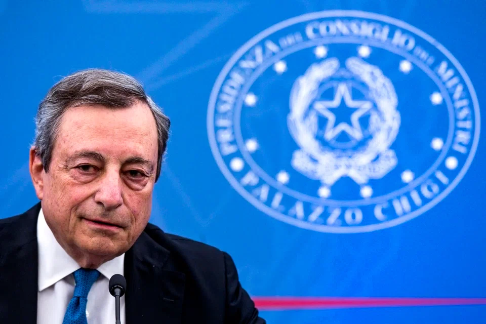 Draghi has signalled that he would resign if Conte walked out on the ballot.