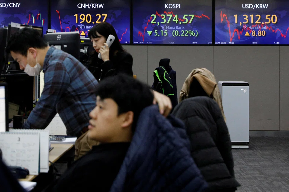 South Korea’s Kospi has led the rally in Asia with 10.5 per cent gains this month, followed closely by Taiwan and Japan’s Nikkei Average index.