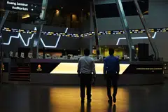 The Indonesia Stock Exchange (IDX) in Jakarta; the composition of South-east Asia’s equity benchmarks – low tech weighting and relatively high ratio of bank shares – is favourable in a rising global interest-rate environment.