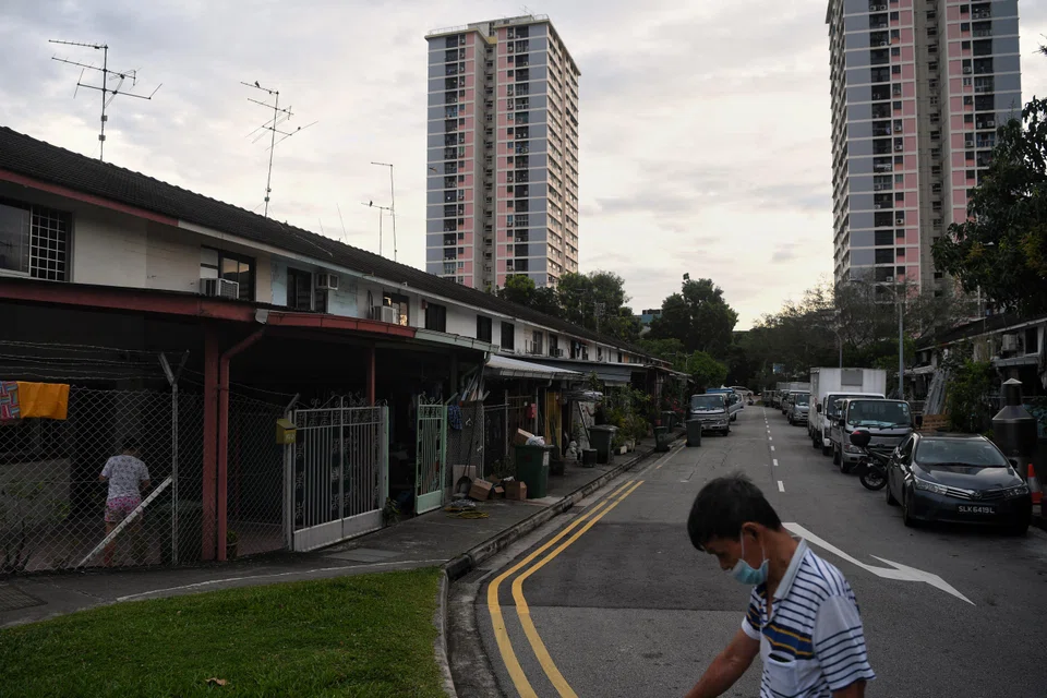 Land parcels along Upper Boon Keng Road were previously occupied by terrace houses which are the first residential properties in Singapore to be returned to the state.