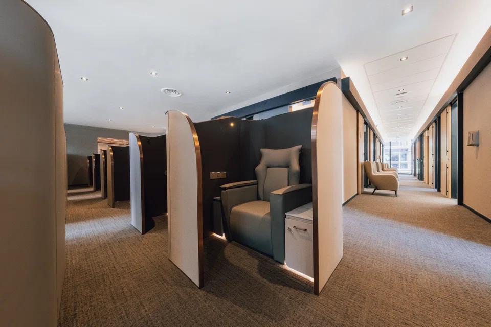DA Orchard MedSuites has 17 private pods and three VIP suites.