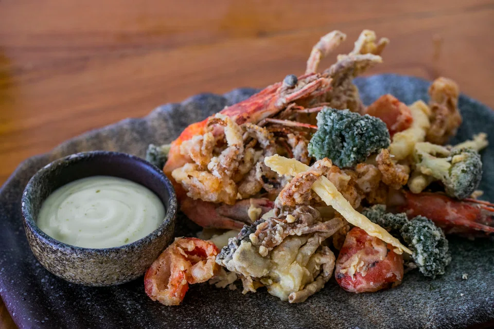 Fritto Misto is a crunchy mix of deep-fried seafood 


