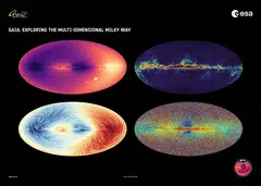 The Gaia space probe unveiled its latest discoveries on June 13, 2022, in its quest to map the Milky Way in unprecedented detail, surveying nearly 2 million stars and revealing mysterious "starquakes" which sweep across the fiery giants like vast tsunamis.
